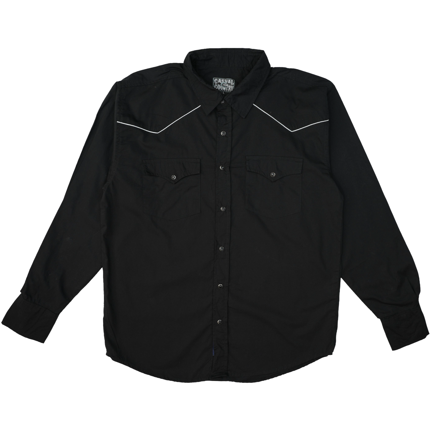 BLACK & WHITE WESTERN SHIRT