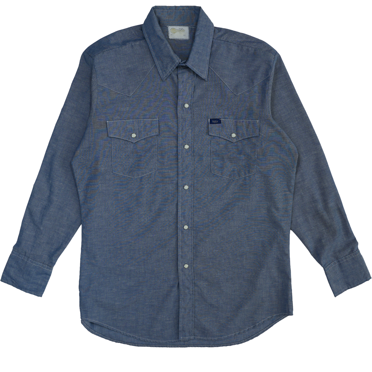 Chambray Blue Western Shirt