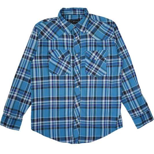 BLUE CHECK WESTERN SHIRT