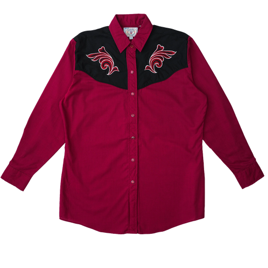 RED & BLACK WESTERN SHIRT