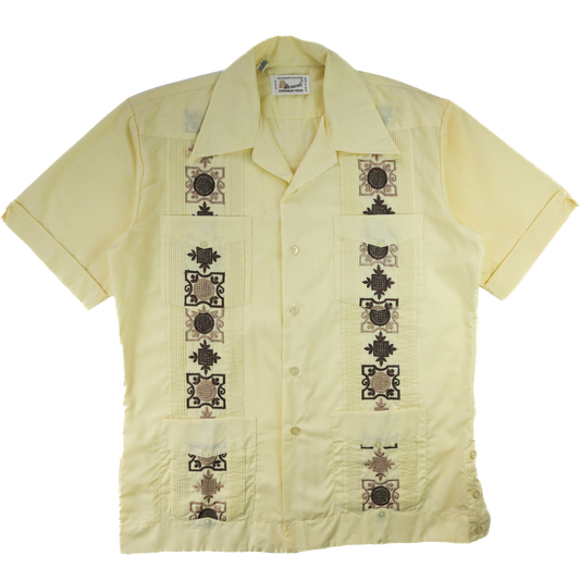 PALE YELLOW CUBAN SHIRT